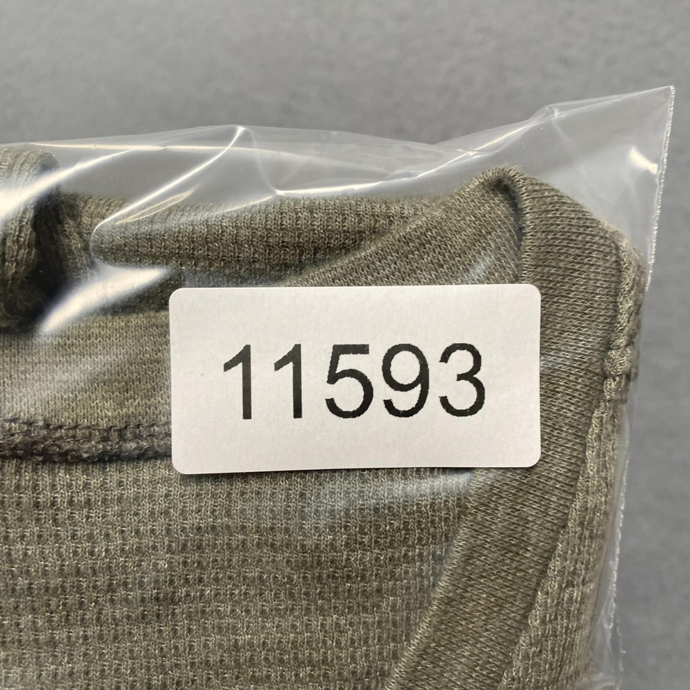 Columbia Shirt Mens 2XL Green Waffle Knit Henley Long Sleeve Thermal‎ Casual - Picture 8 of 8
